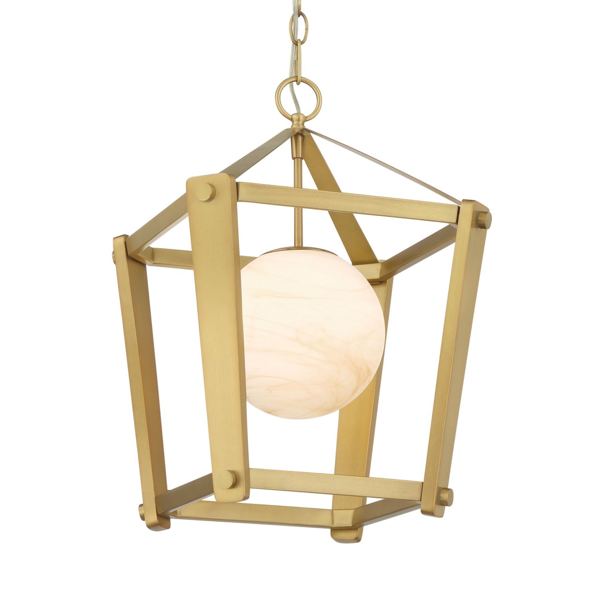 Shimmer 13" Pendant, Legacy Brass Finish - Bees Lighting
