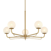 Whitehall 38" 5-Light Chandelier, Legacy Brass Finish - Bees Lighting