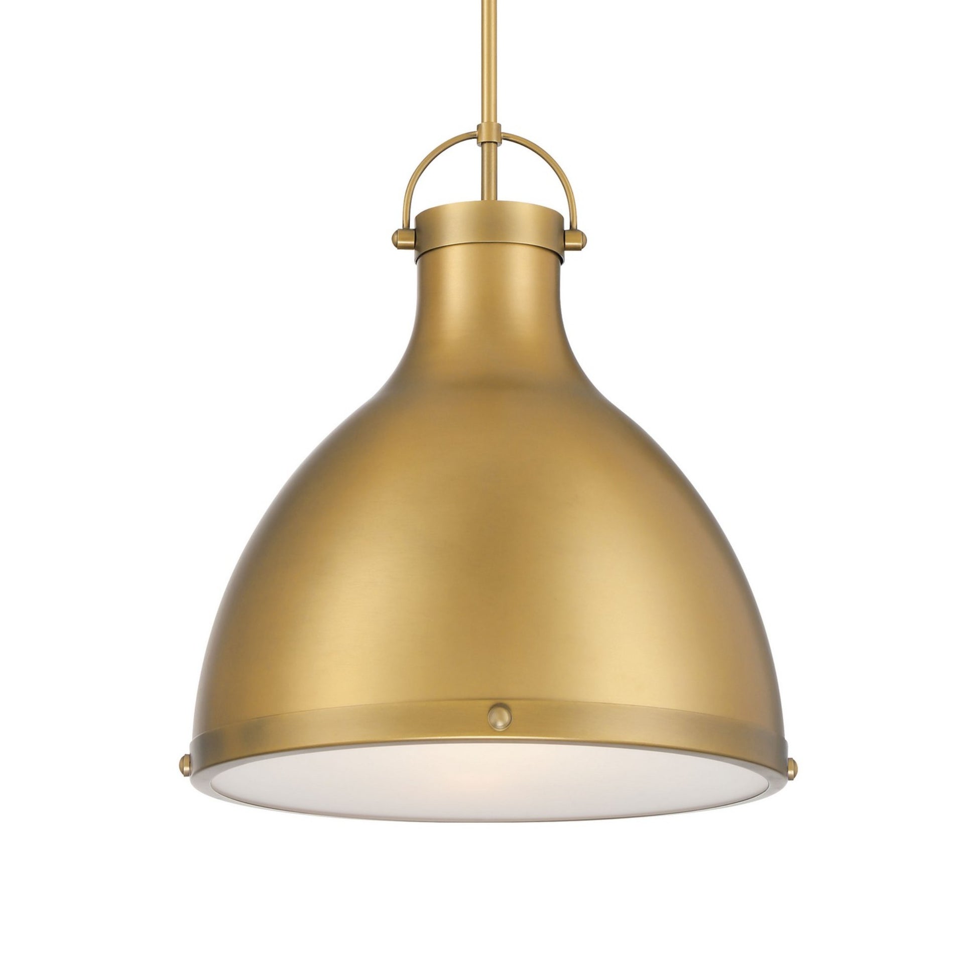 Lynk 17" Pendant, Legacy Brass Finish - Bees Lighting