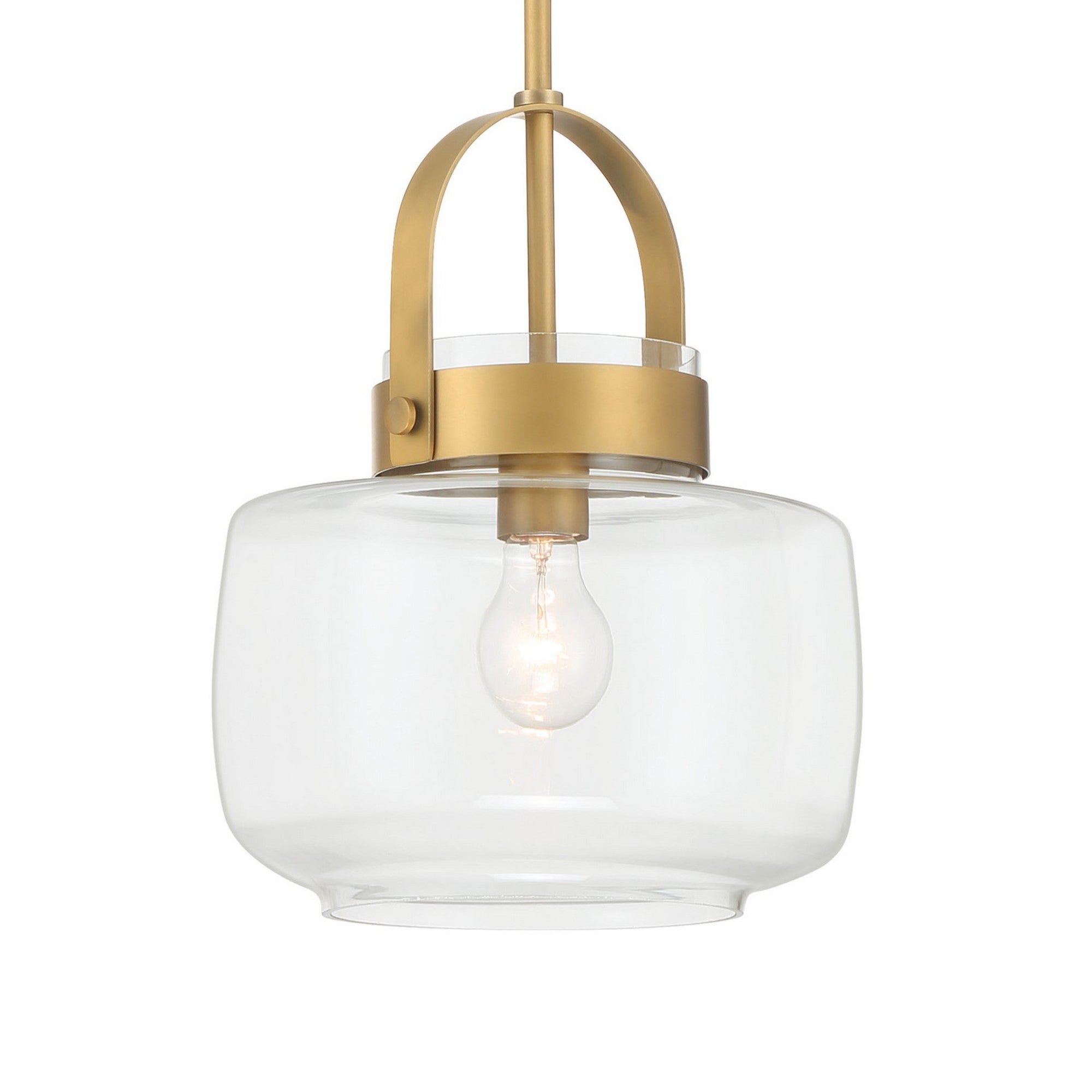 Wickglow 14" Pendant, Legacy Brass Finish - Bees Lighting