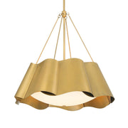 Waveform 26" 4-Light Pendant, Legacy Brass Finish - Bees Lighting