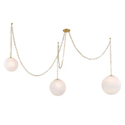 Marbelle 80" Pendant, Legacy Brass Finish - Bees Lighting