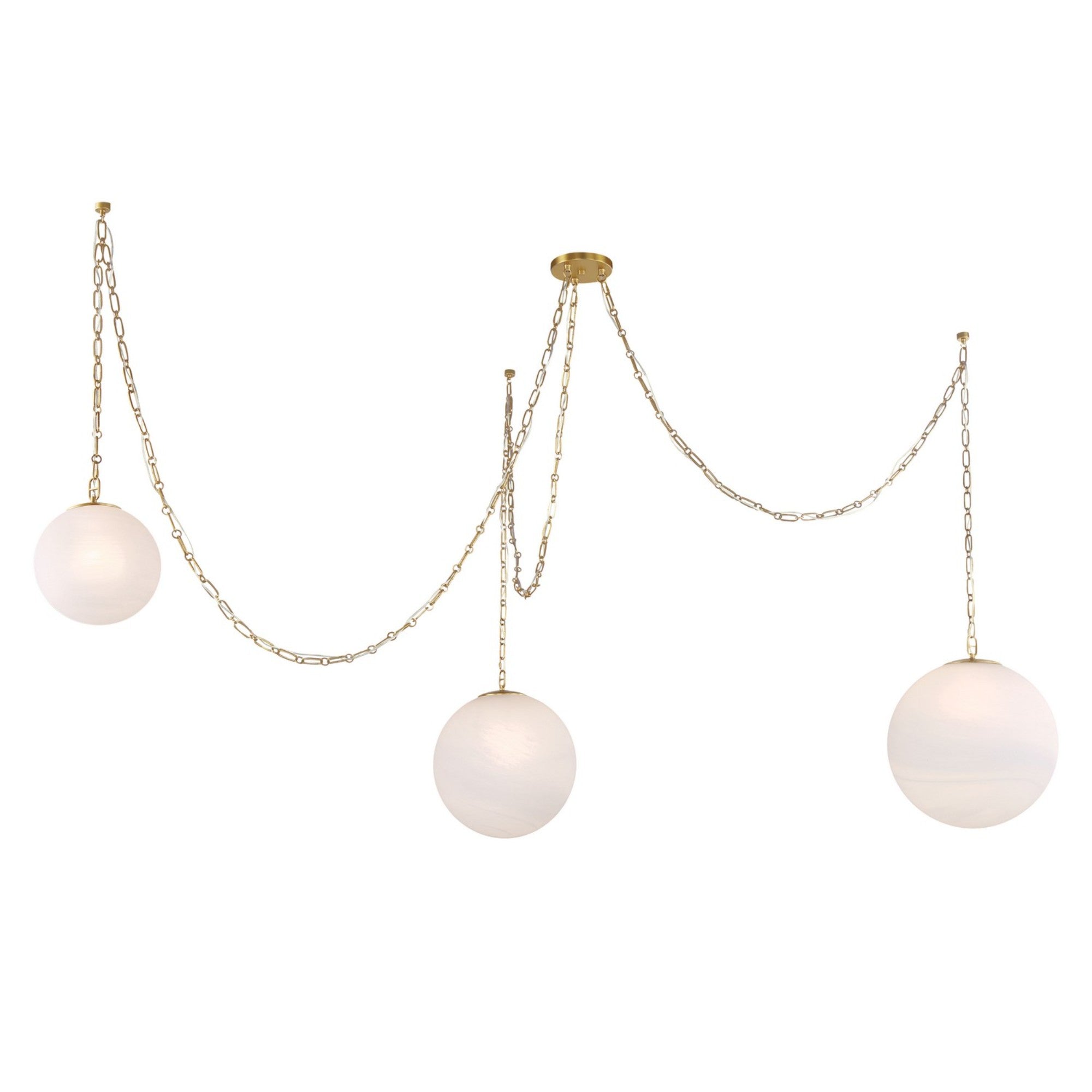 Marbelle 80" Pendant, Legacy Brass Finish - Bees Lighting