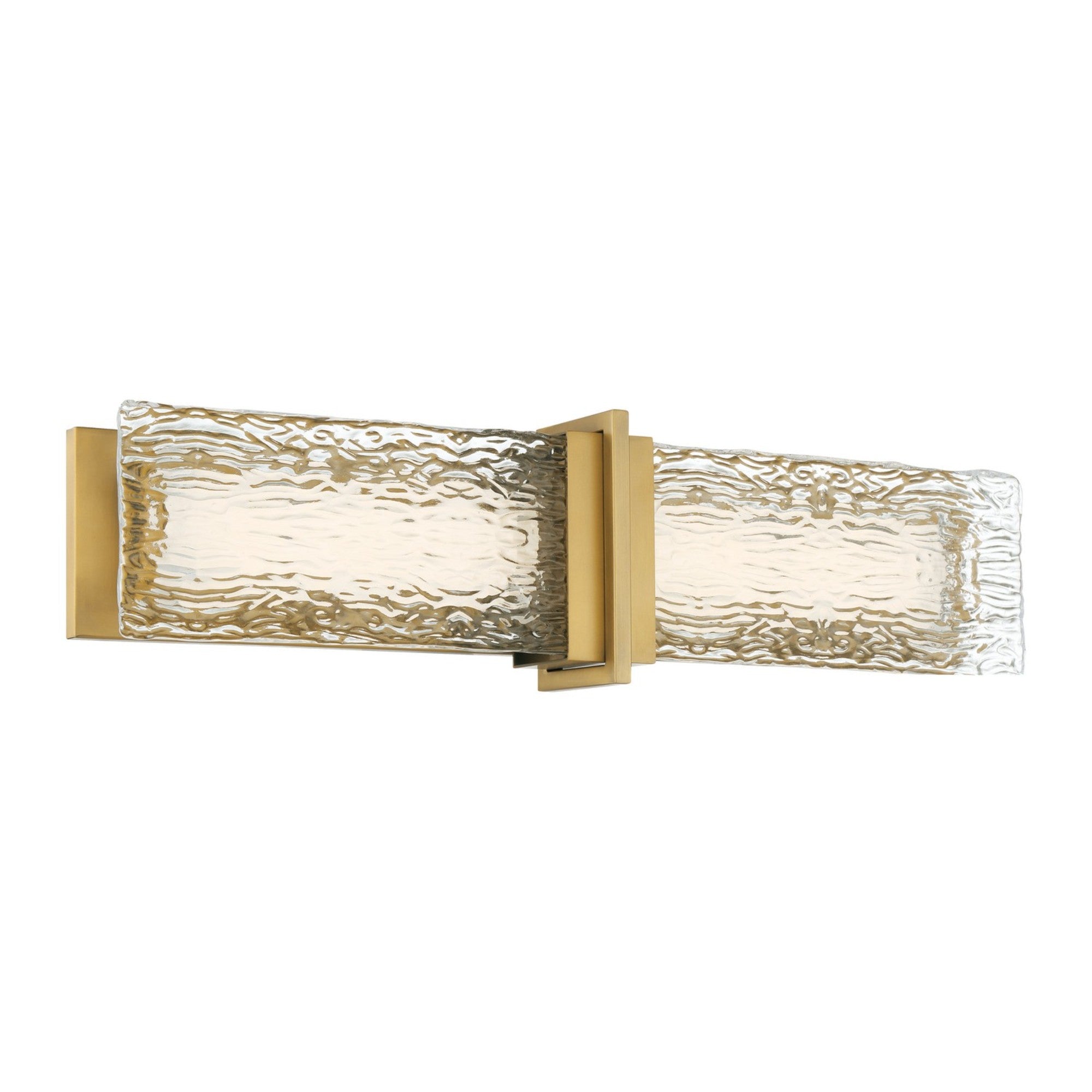 Lumina 26" LED Bathroom Vanity Light, Legacy Brass Finish - Bees Lighting