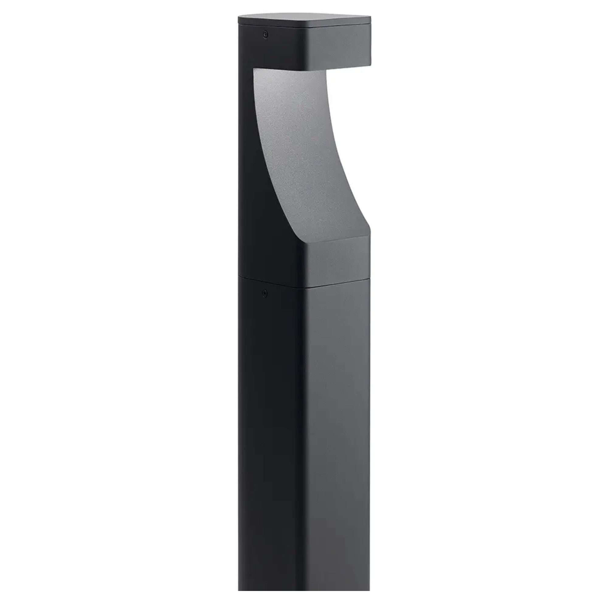 LED Bollard Path Light, Textured Black