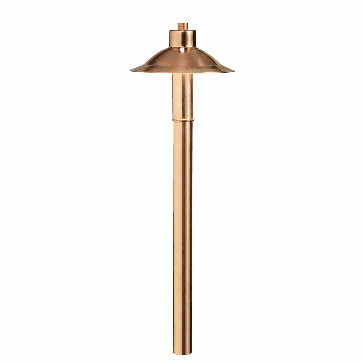 LED Copper Hat Path Light, 3000K, Copper - Bees Lighting