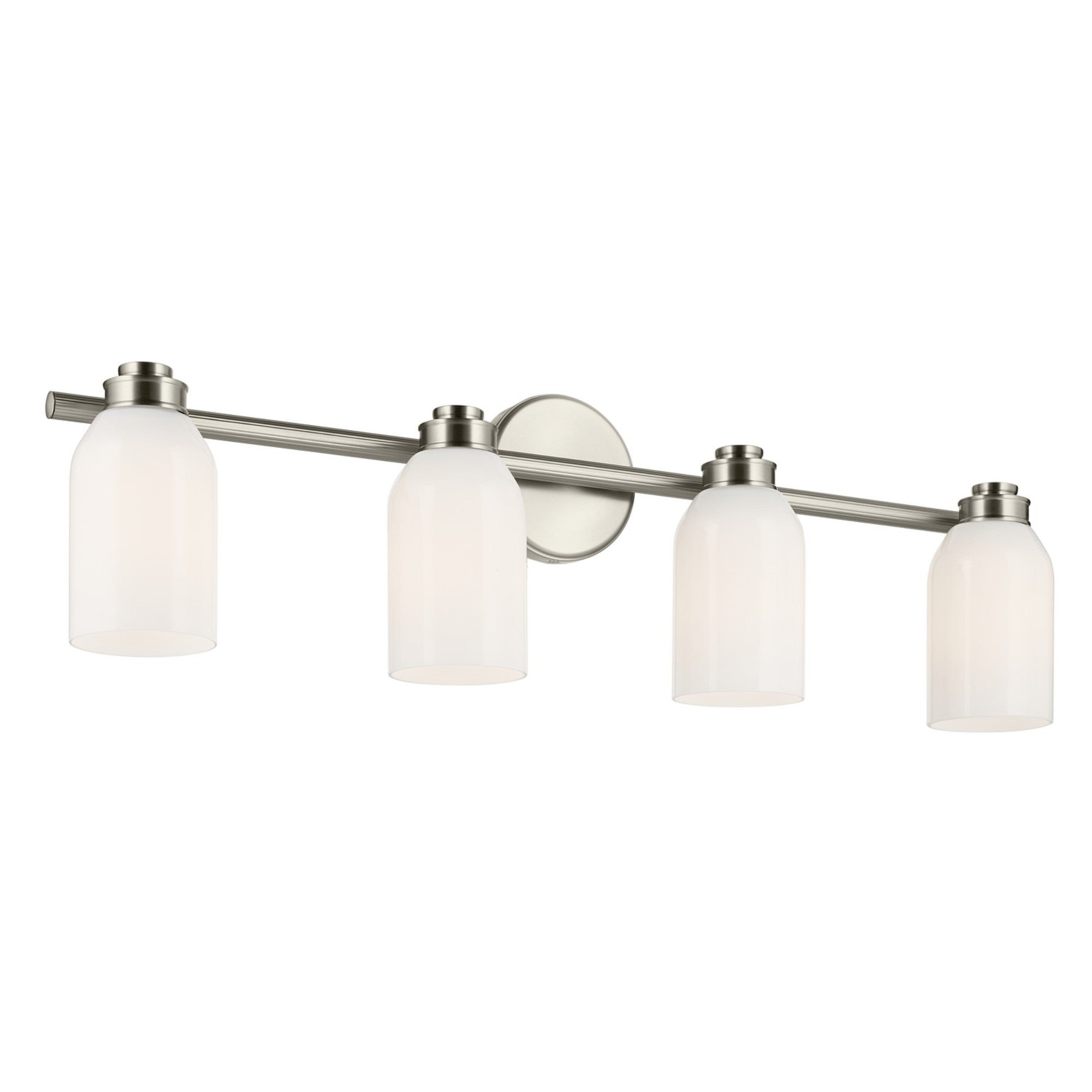 Shae 32" 4-Light Bath Vanity Light, Brushed Nickel Finish - Bees Lighting