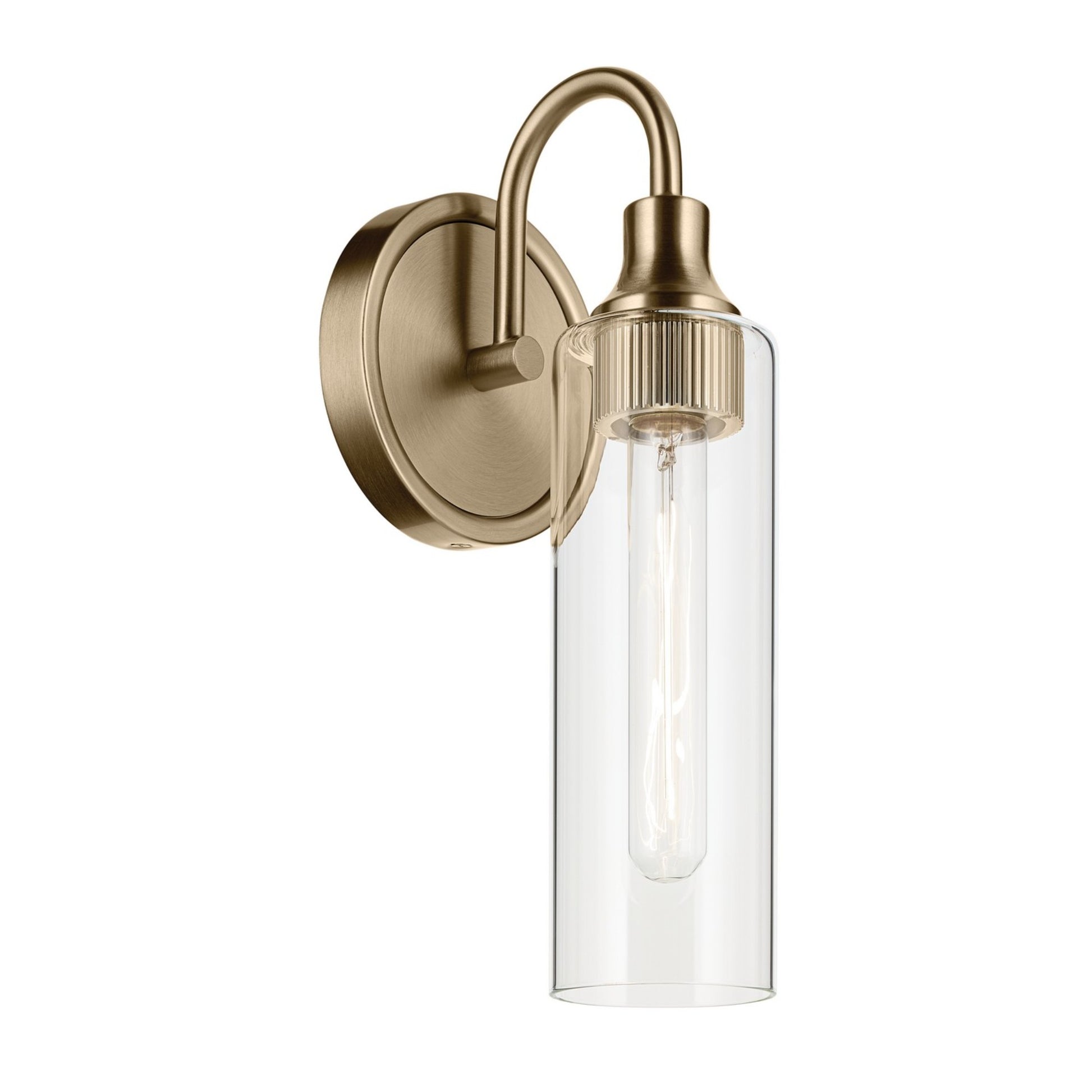 Kavi 13" Wall Sconce, Champagne Bronze Finish - Bees Lighting