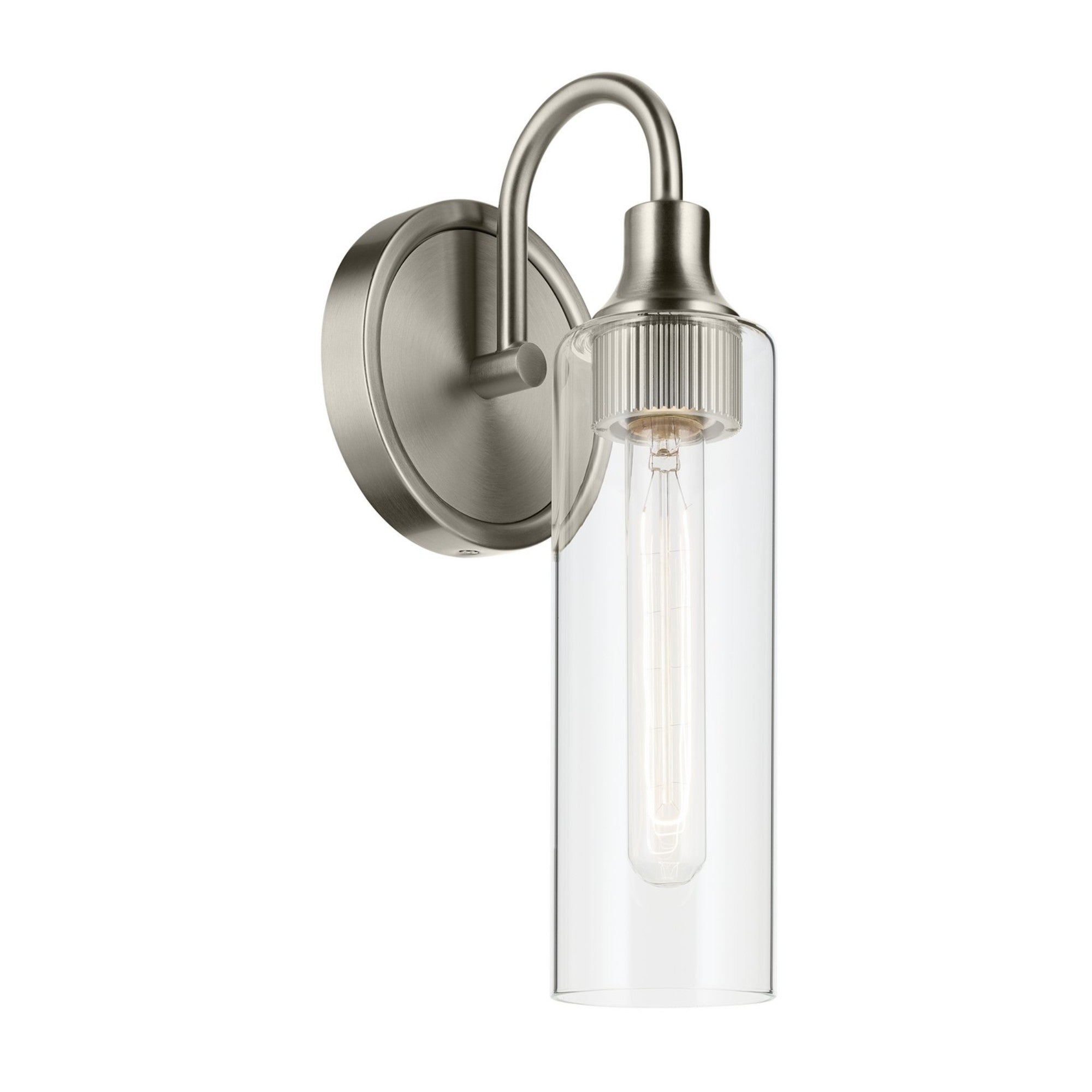 Kavi 13" Wall Sconce, Brushed Nickel Finish - Bees Lighting