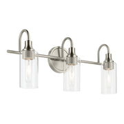 Kavi 23" 3-Light Bath Vanity Light, Brushed Nickel Finish - Bees Lighting