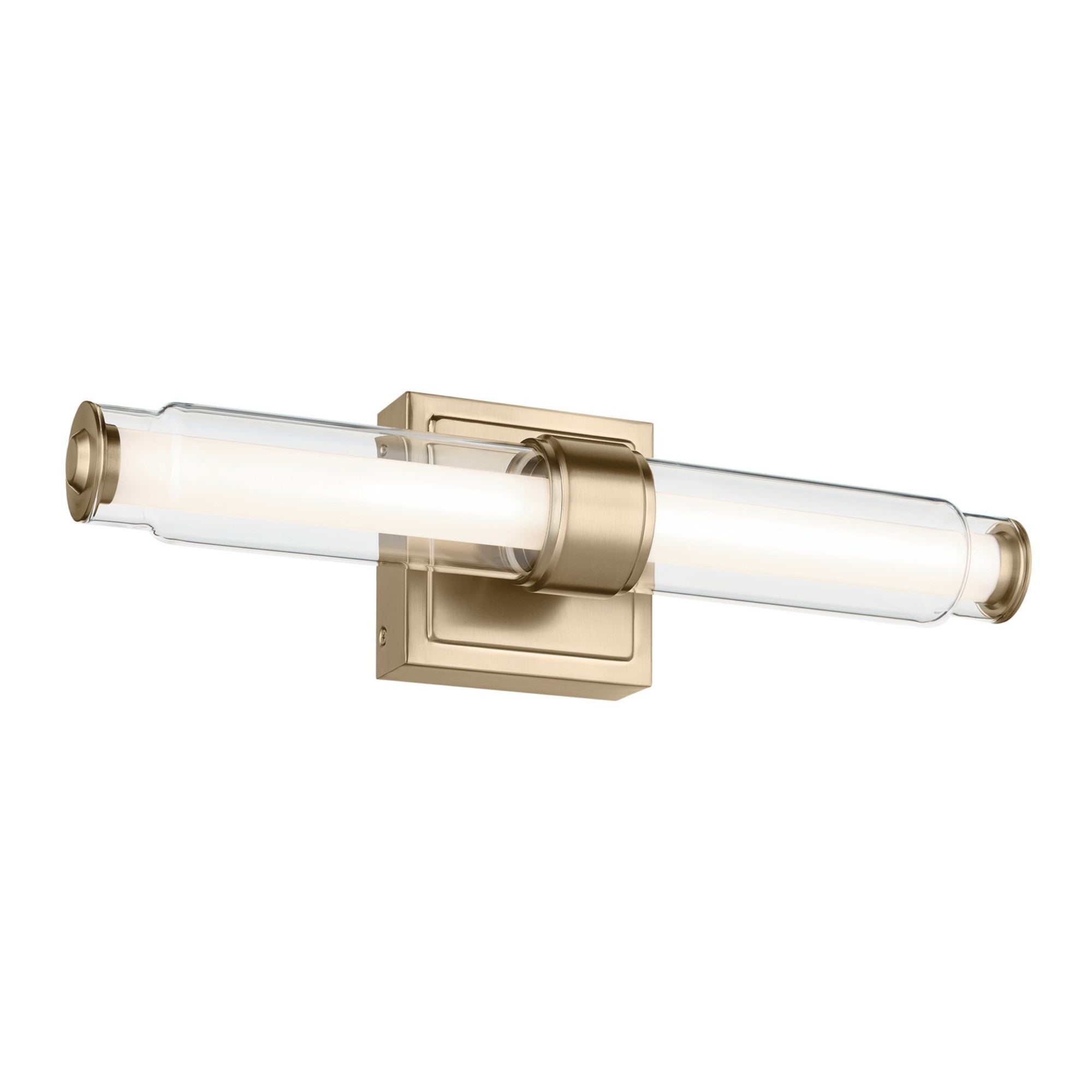 Laurene 27" LED Linear Bath Vanity, Champagne Bronze Finish - Bees Lighting