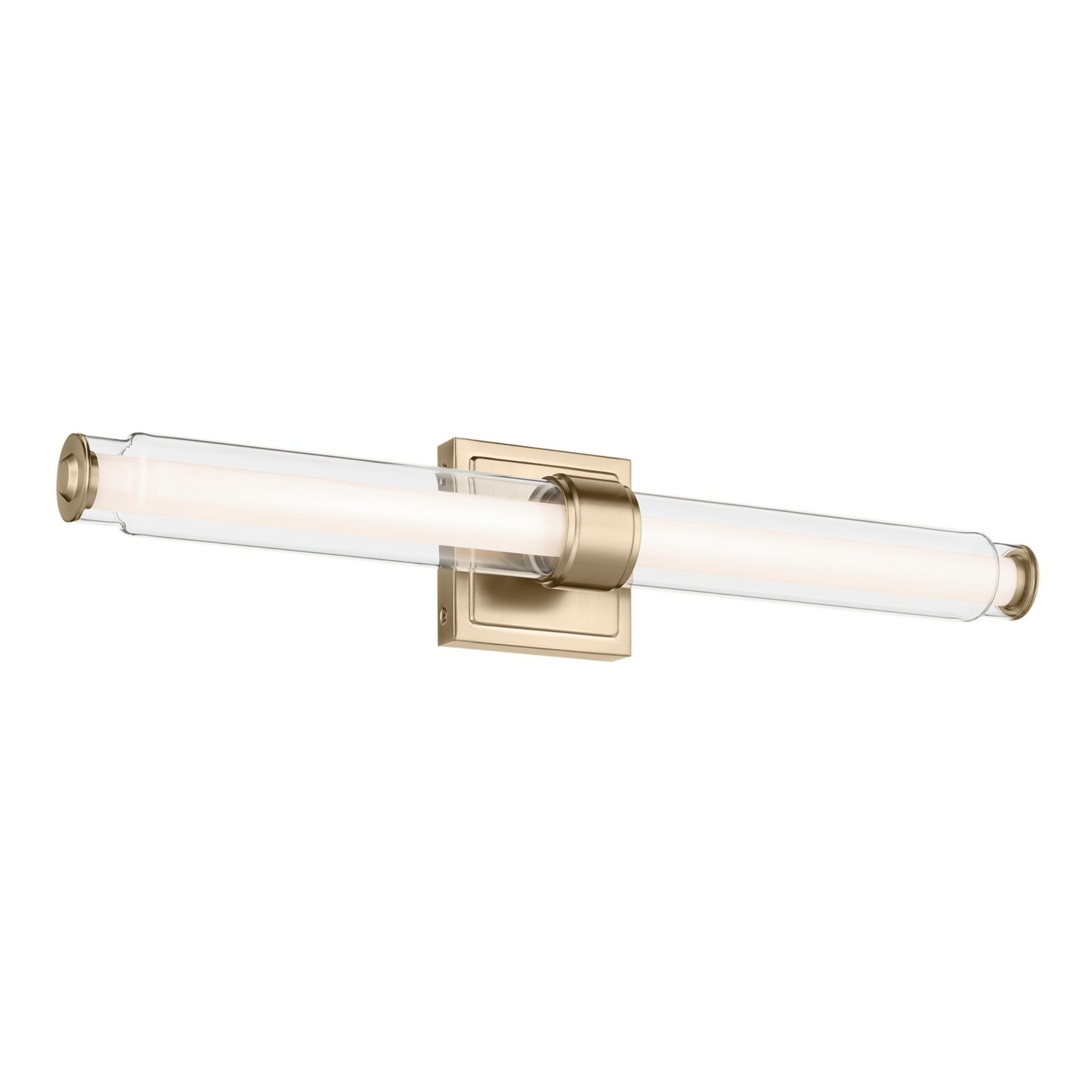 Laurene 19" LED Linear Bath Vanity, Champagne Bronze Finish - Bees Lighting