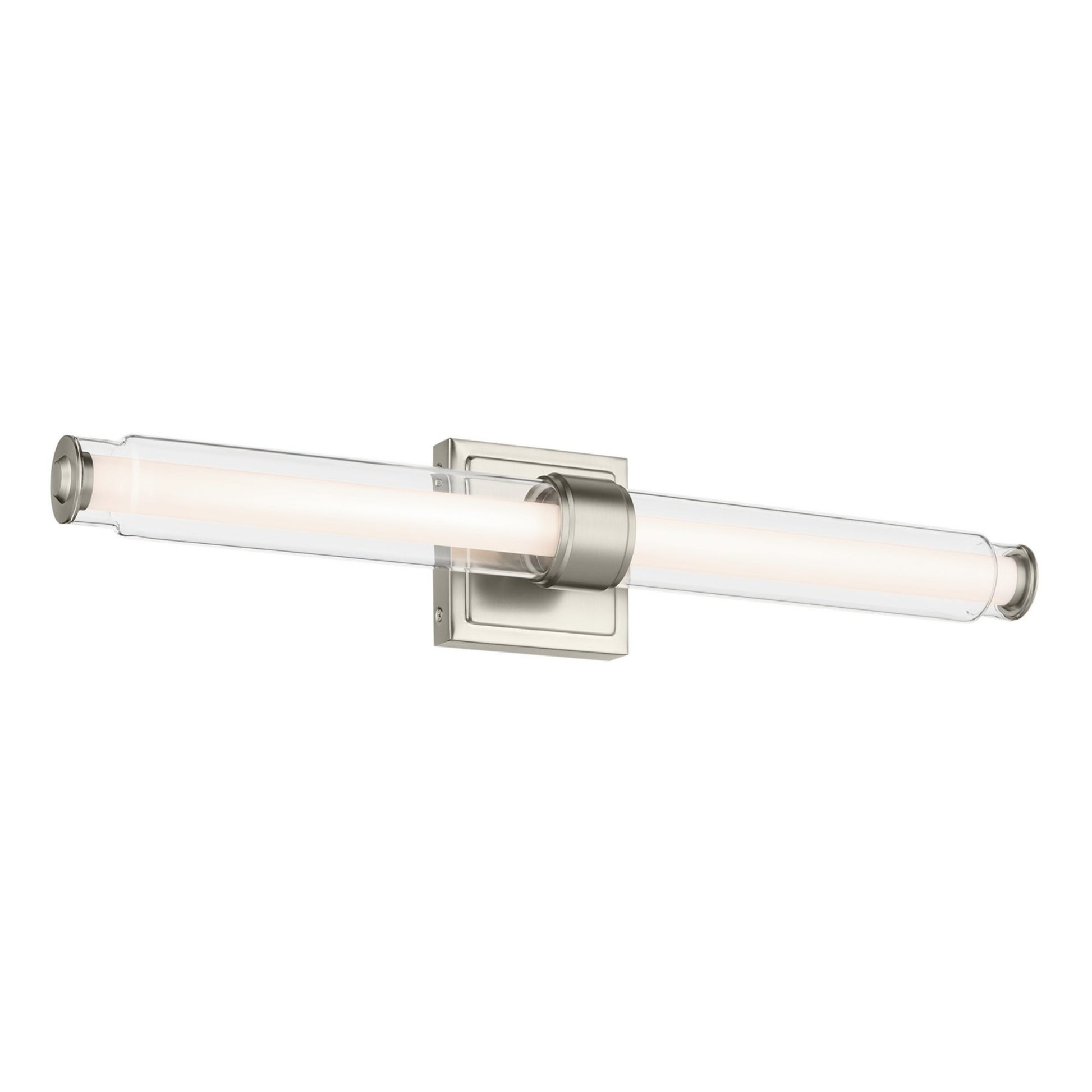 Laurene 19" LED Linear Bath Vanity, Brushed Nickel Finish - Bees Lighting
