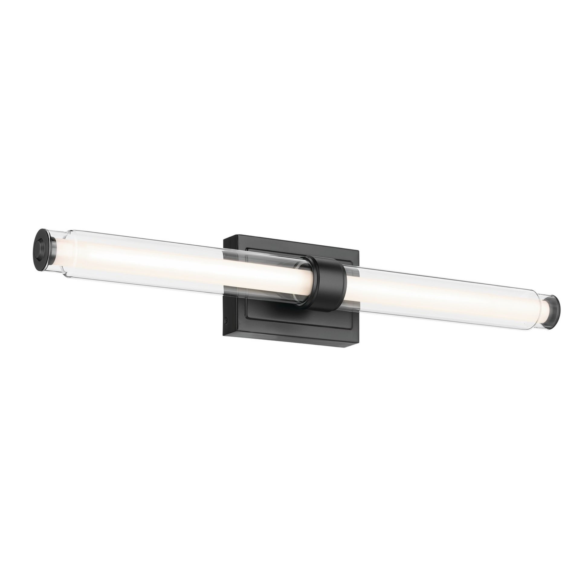 Laurene 31" LED Linear Bath Vanity, Black Finish - Bees Lighting