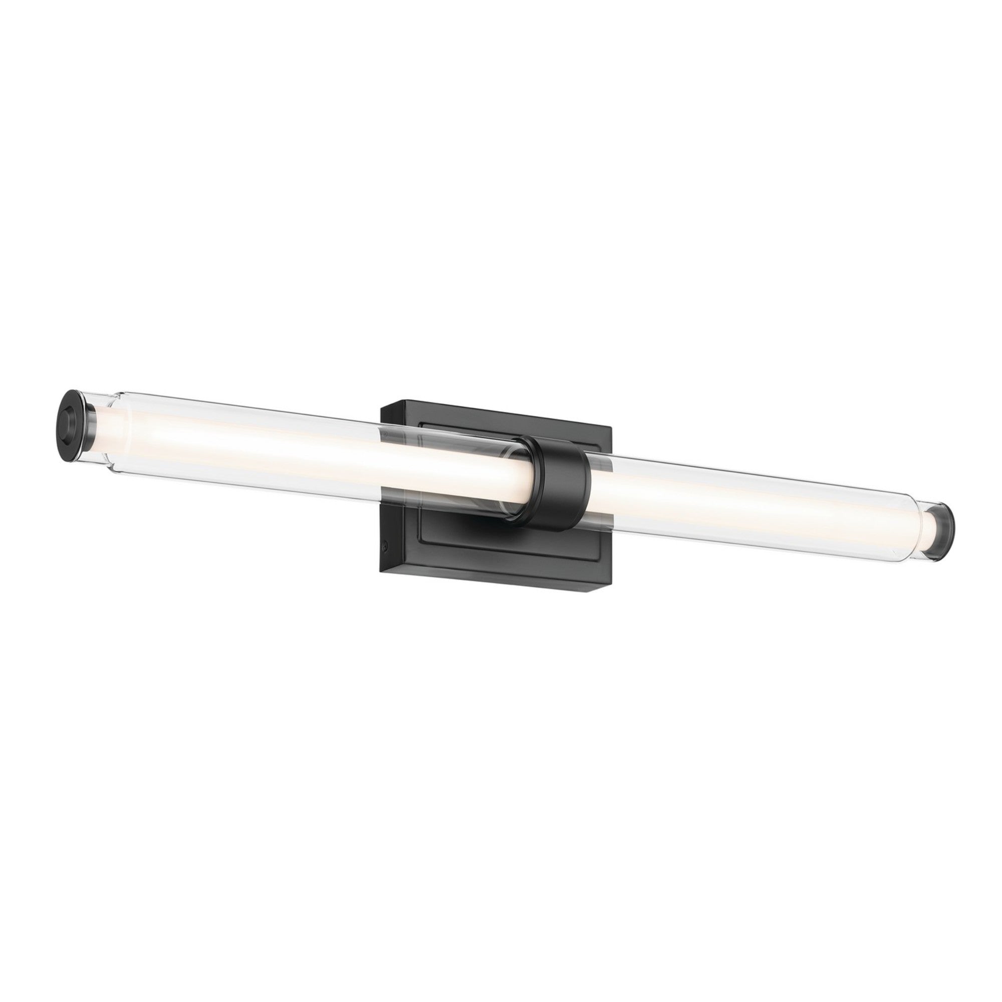 Laurene 31" LED Linear Bath Vanity, Black Finish - Bees Lighting