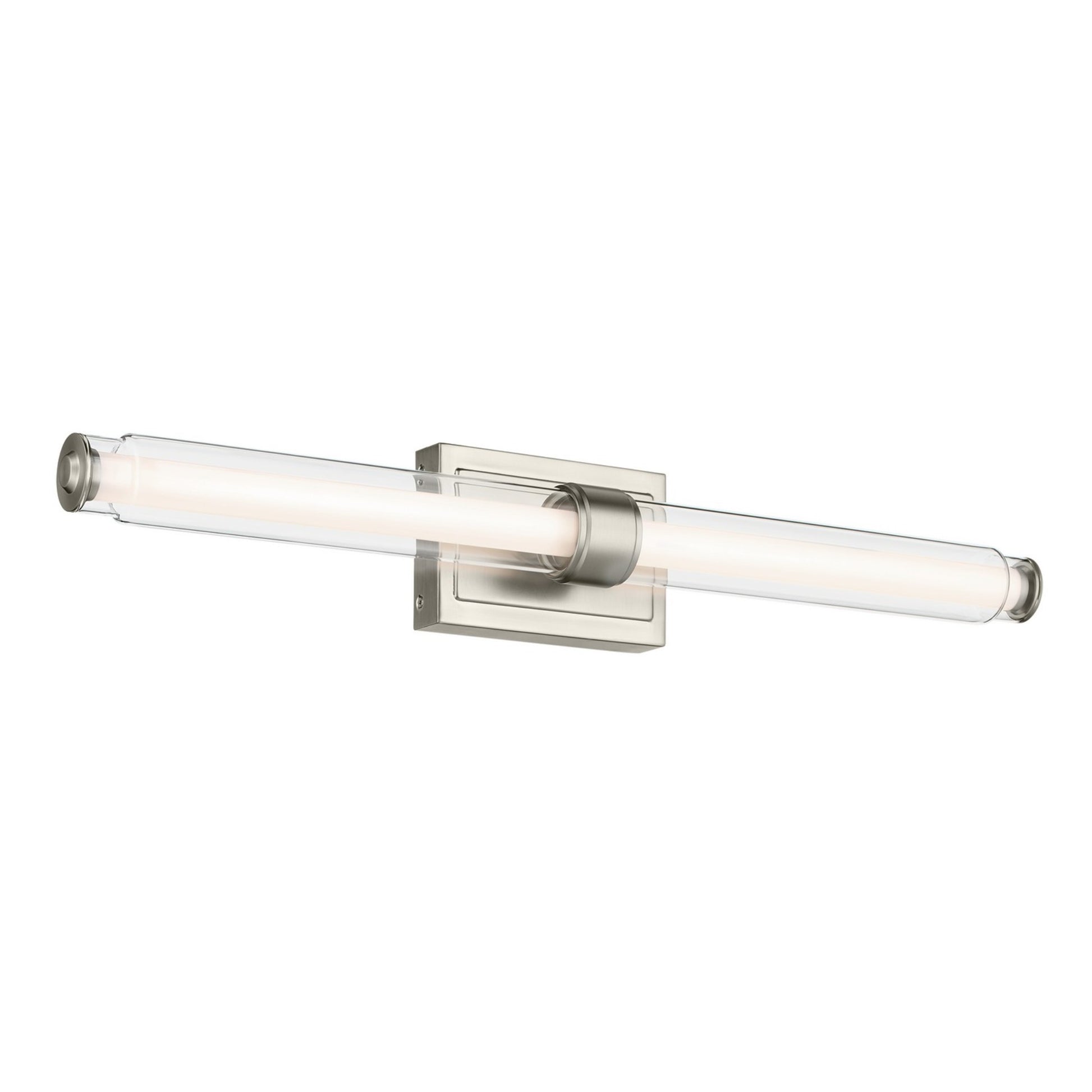Laurene 31" LED Linear Bath Vanity, Brushed Nickel Finish - Bees Lighting