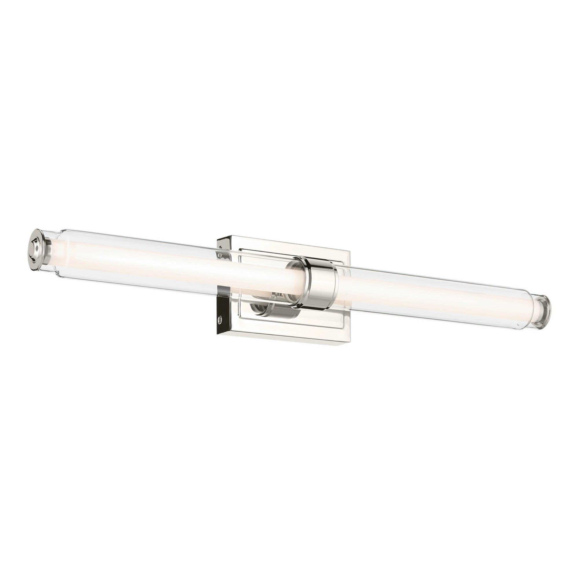 Laurene 31" LED Linear Bath Vanity, Polished Nickel Finish - Bees Lighting