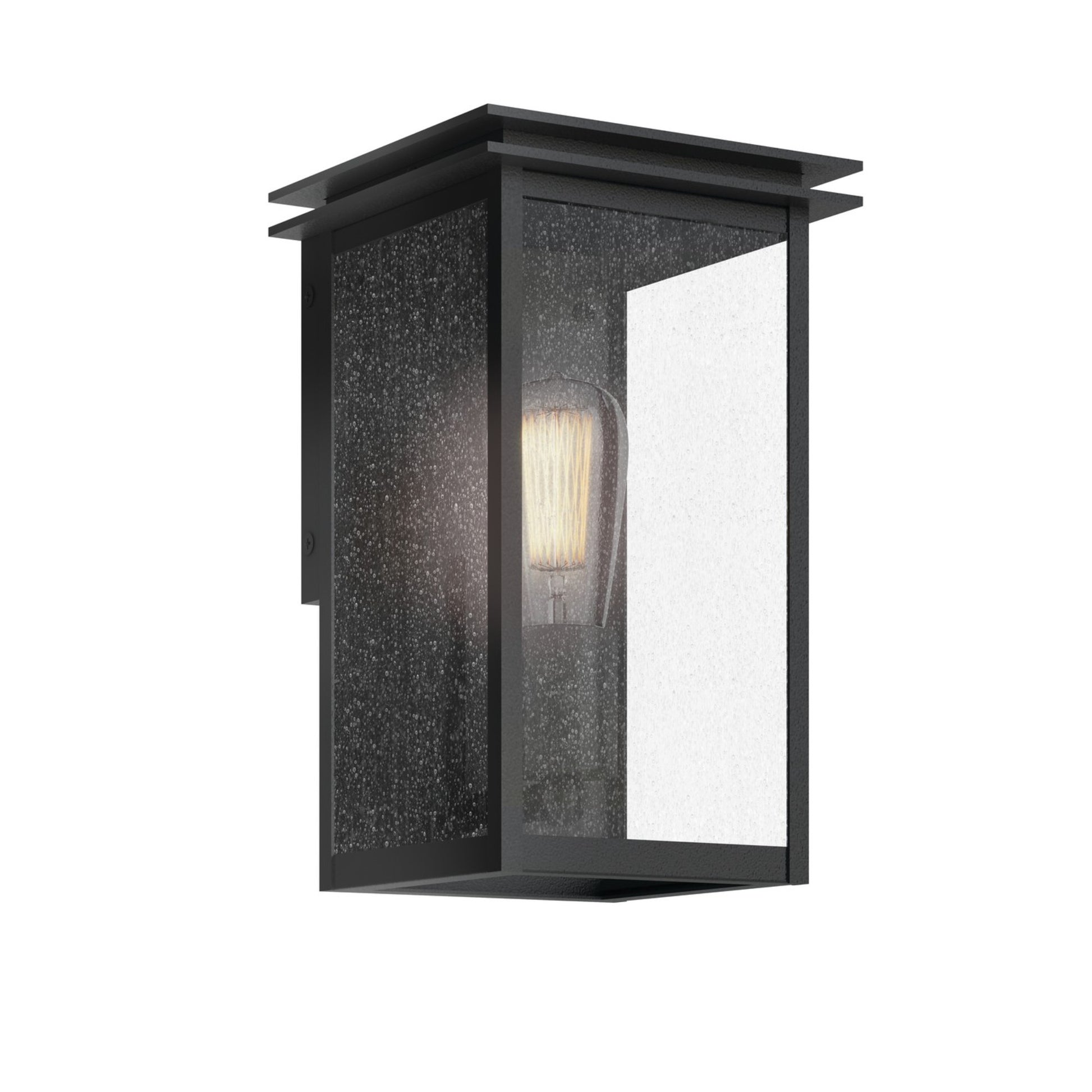 Arkville 10" Outdoor Wall Light, Textured Black Finish - Bees Lighting