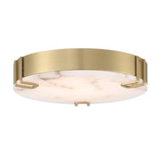 Noga 16" LED Flush Mount, Gold Finish - Bees Lighting