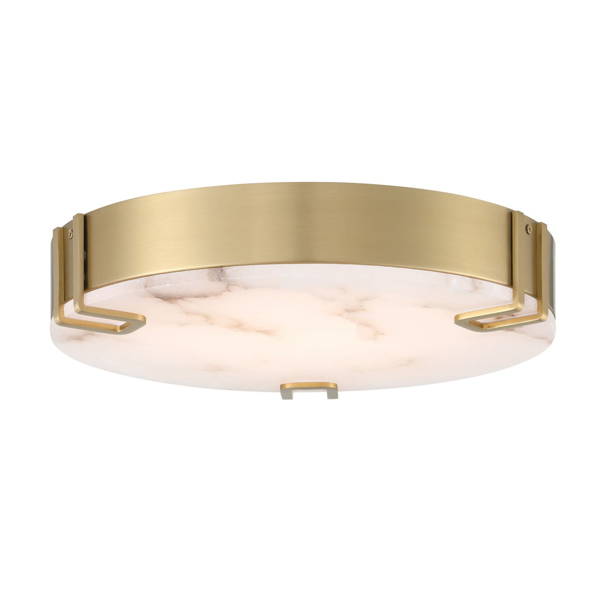 Noga 16" LED Flush Mount, Gold Finish - Bees Lighting