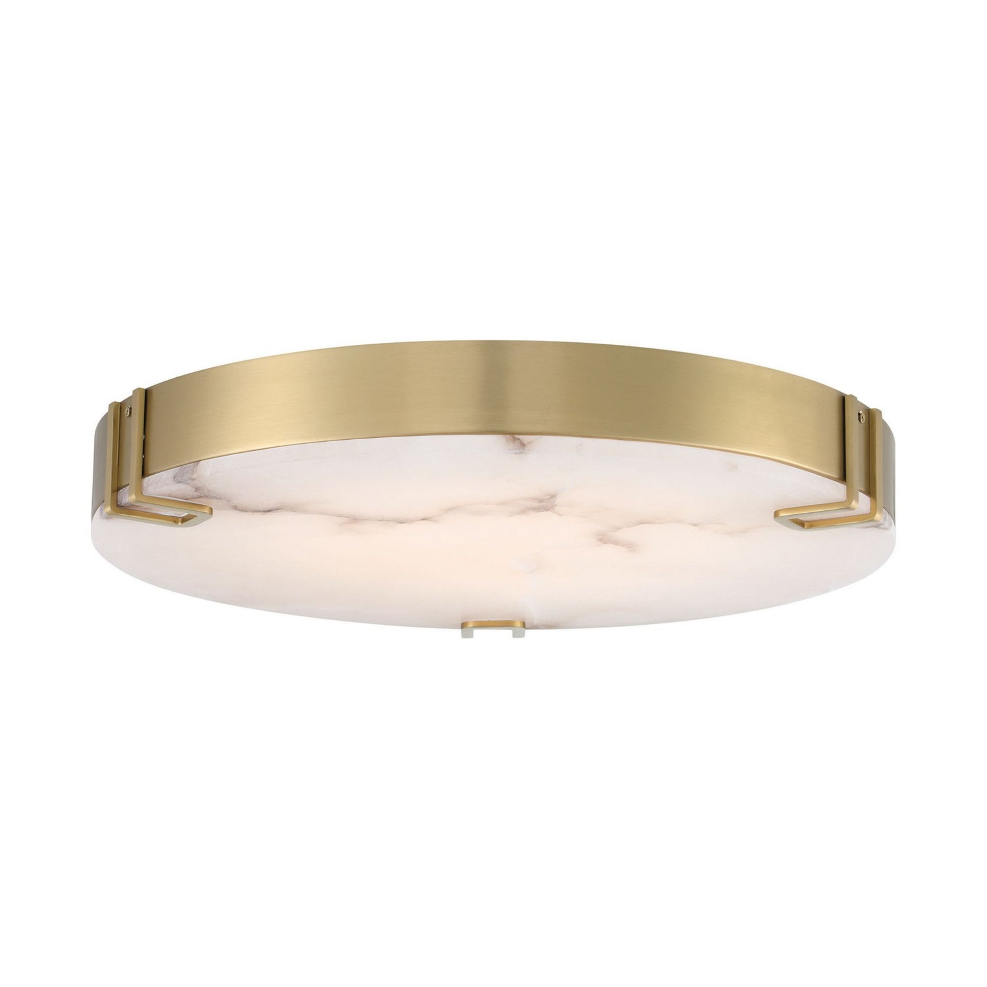 Noga 22" LED Flush Mount, Gold Finish - Bees Lighting