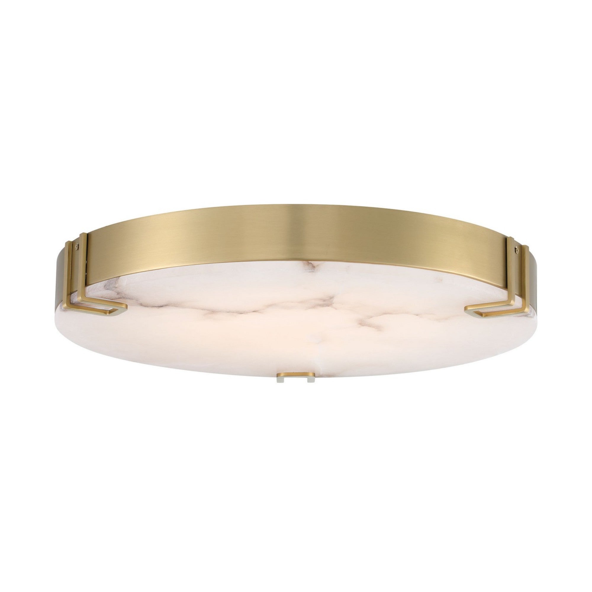 Noga 22" LED Flush Mount, Gold Finish - Bees Lighting