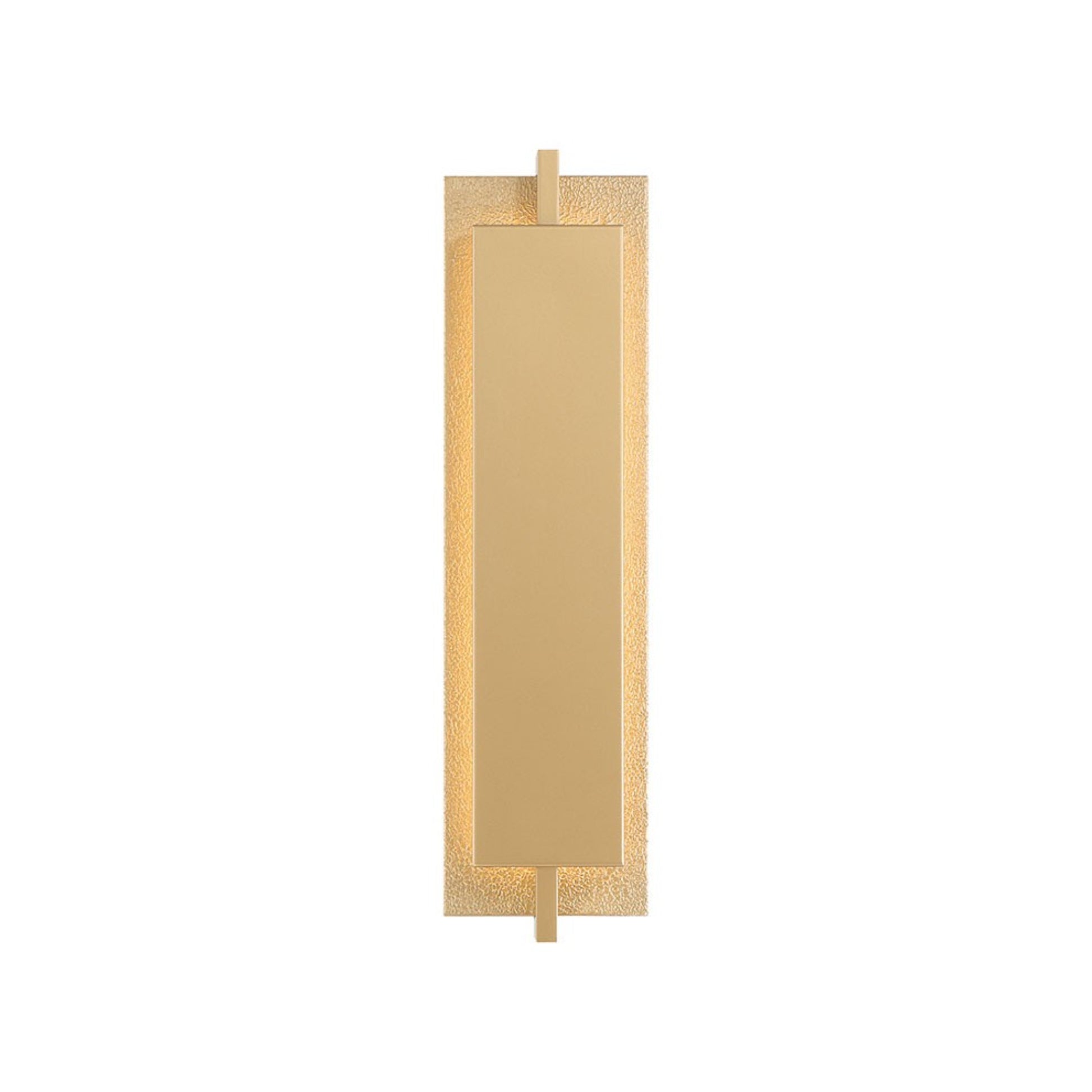 Tribek 21" LED Outdoor Wall Sconce, Gold Finish - Bees Lighting
