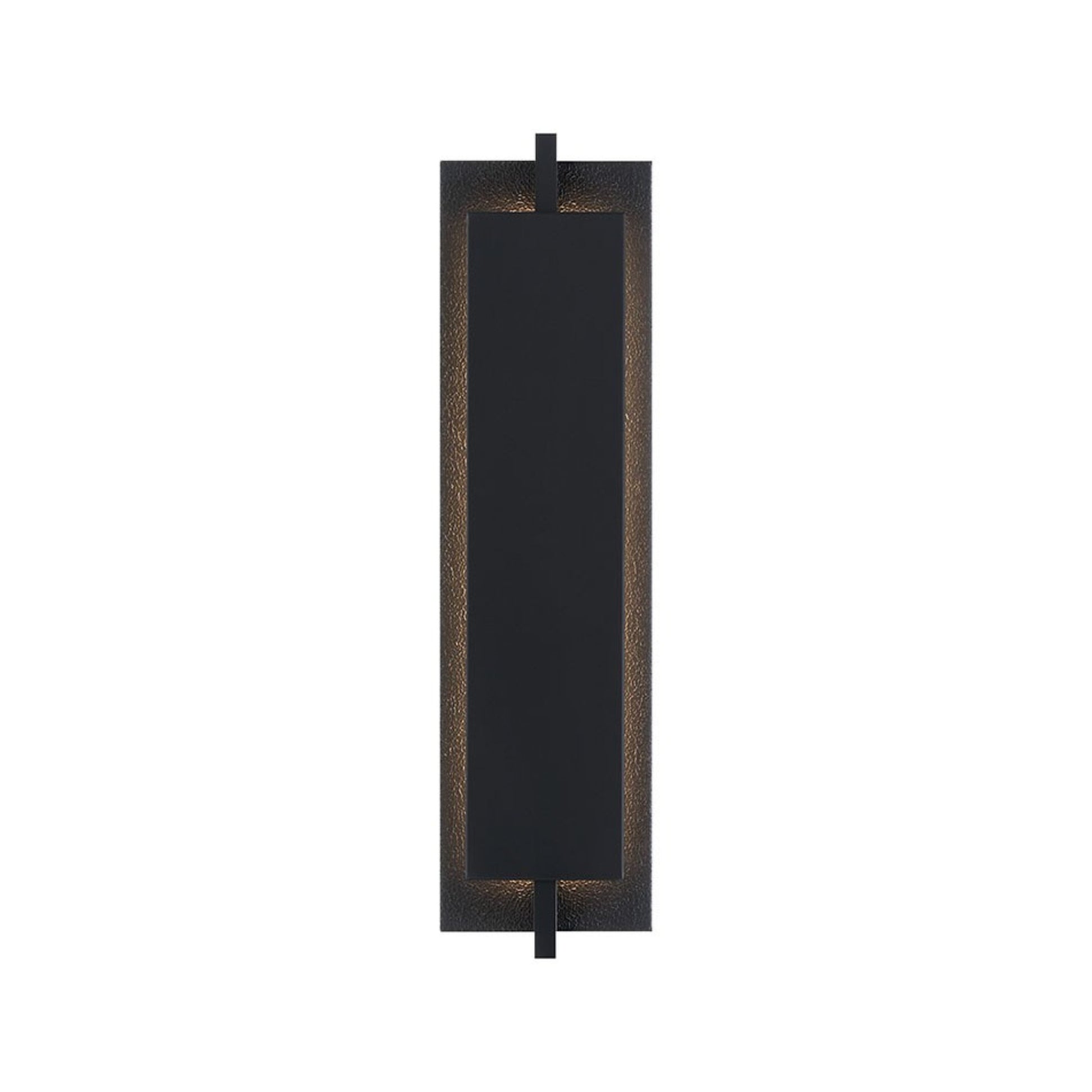 Tribek 21" LED Outdoor Wall Sconce, Black Finish - Bees Lighting