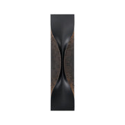 Shayla 24" LED Outdoor Wall Sconce, Gold & Black Finish - Bees Lighting