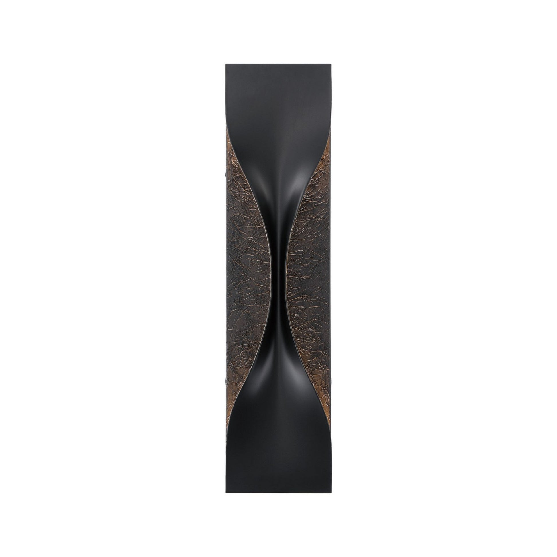 Shayla 24" LED Outdoor Wall Sconce, Gold & Black Finish - Bees Lighting