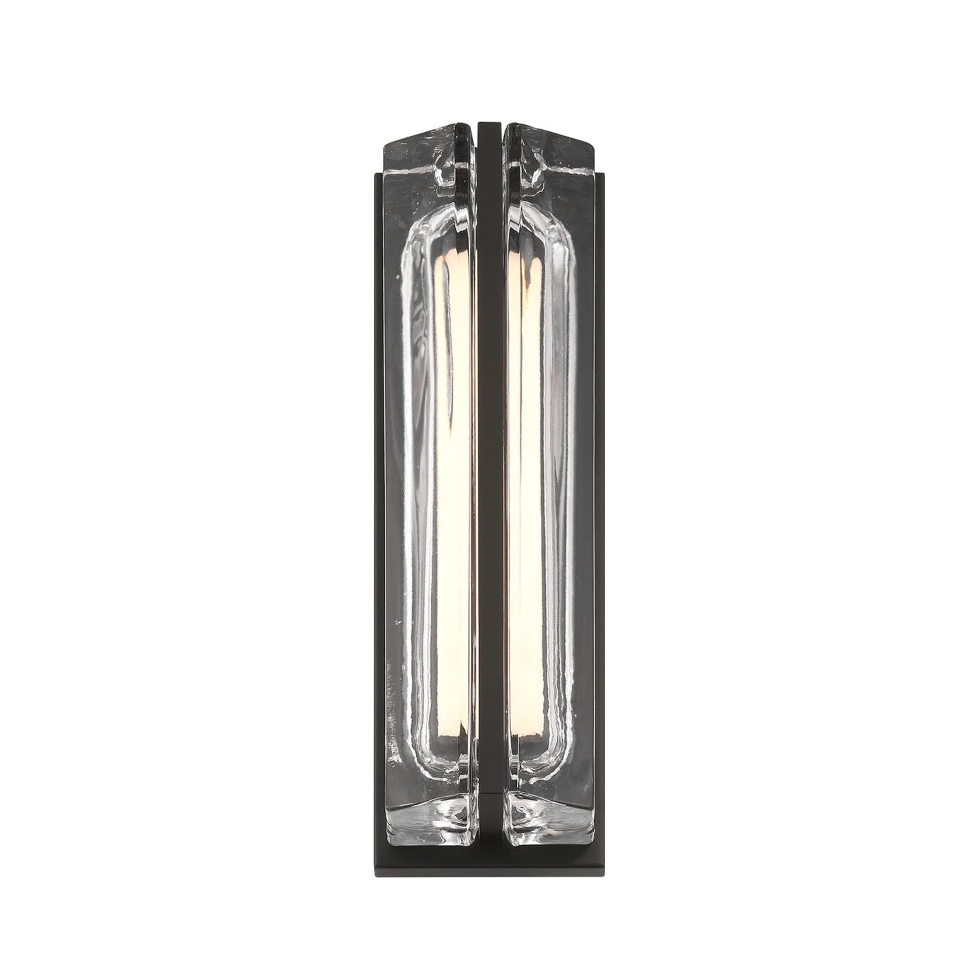 Langferd 16" LED Outdoor Wall Sconce, Black Finish - Bees Lighting