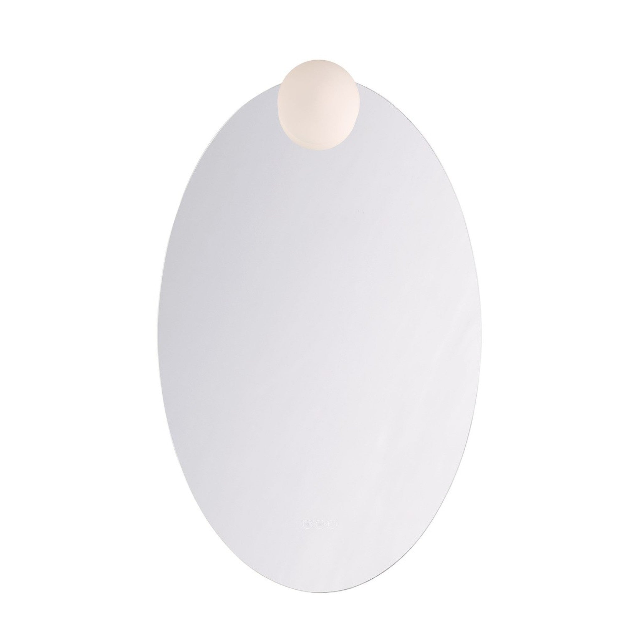 Gia 42" Frameless LED Mirror, Glass Finish - Bees Lighting