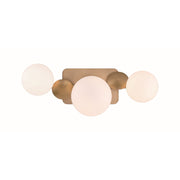 Vine 3-Light 20" LED Vanity, Gold Finish - Bees Lighting