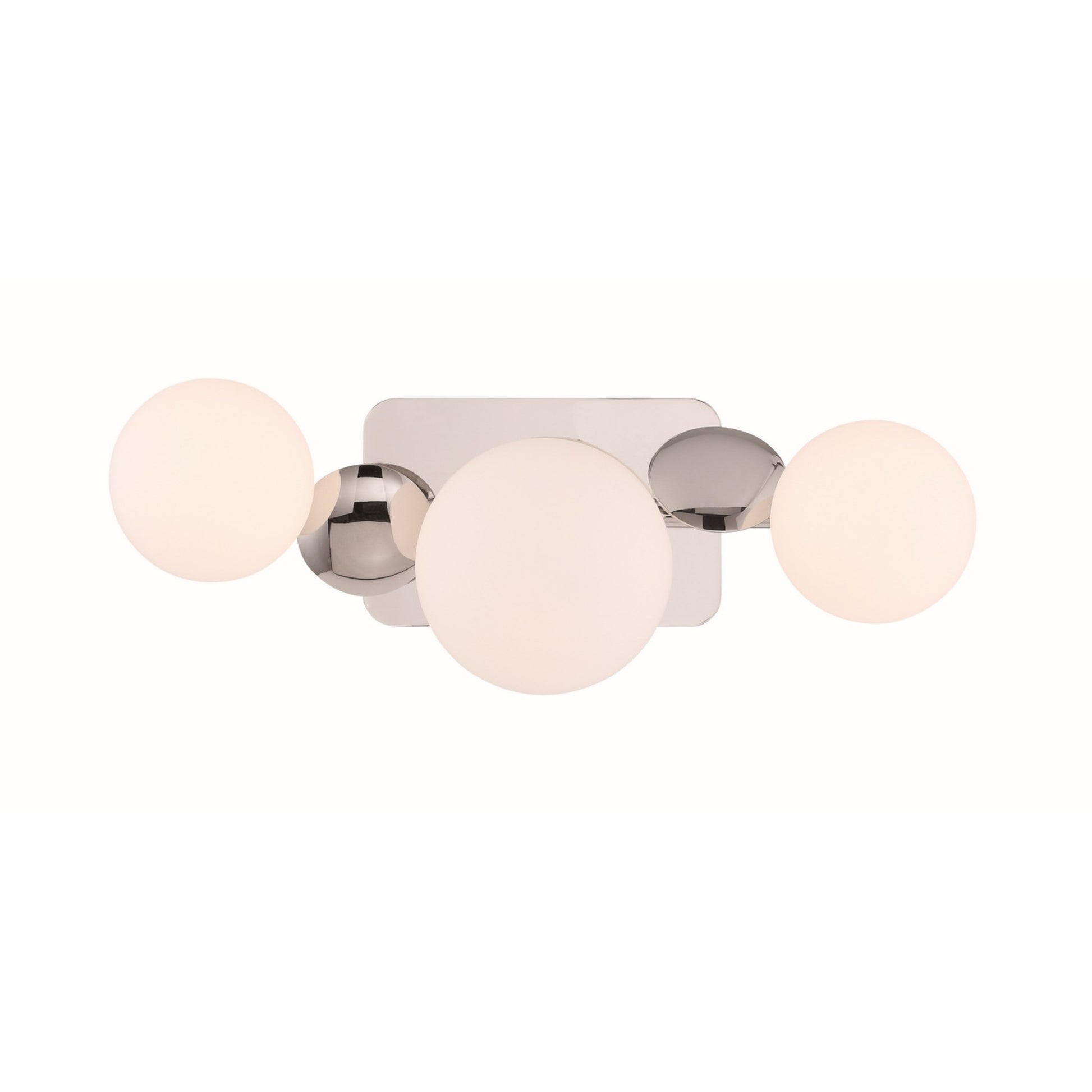 Vine 3-Light 20" LED Vanity, Nickel Finish - Bees Lighting