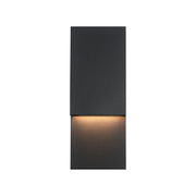 Nanton 14" LED Outdoor Wall Sconce, Black Finish - Bees Lighting