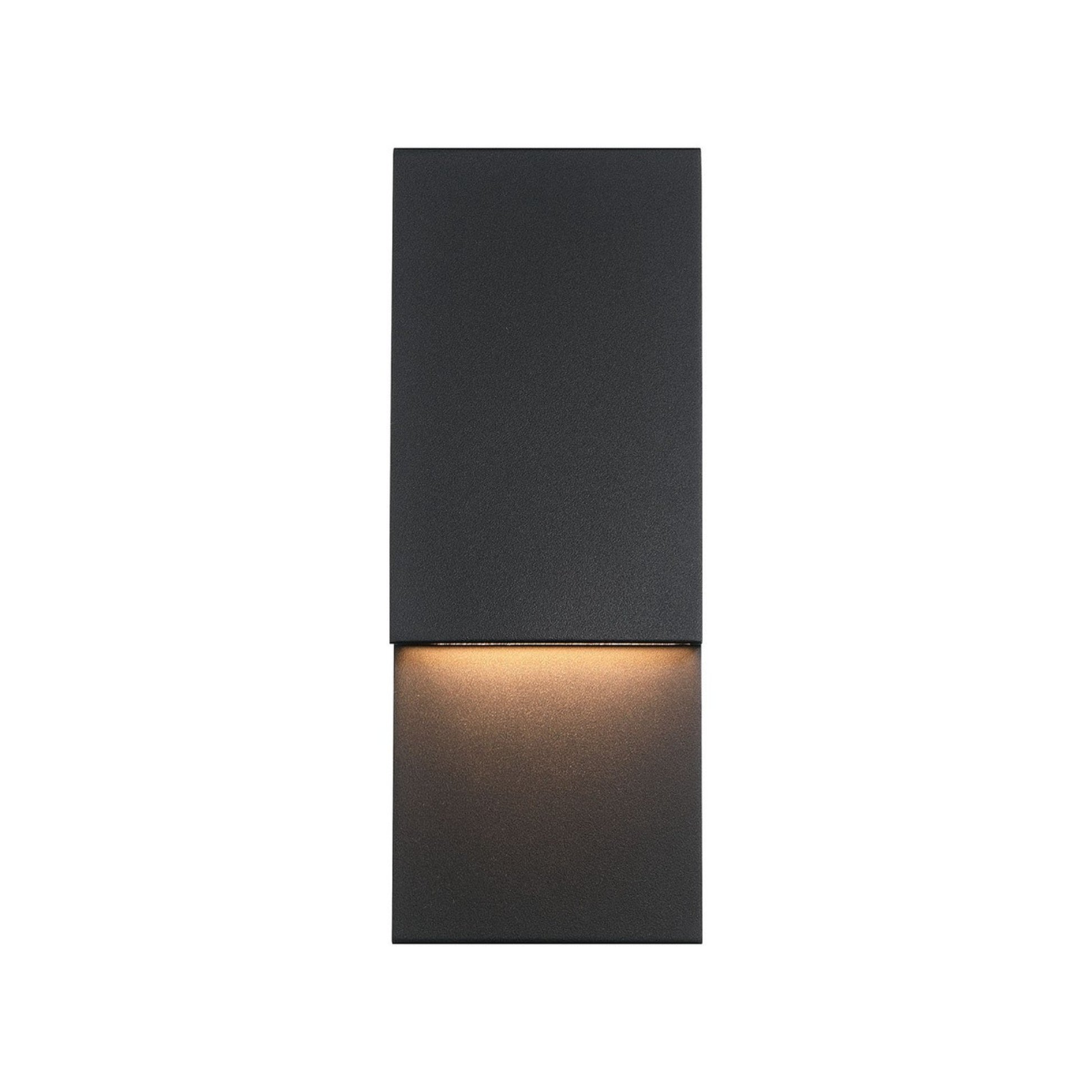 Nanton 14" LED Outdoor Wall Sconce, Black Finish - Bees Lighting