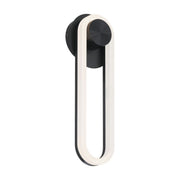 Swing 18" LED Outdoor Wall Sconce, Black Finish - Bees Lighting