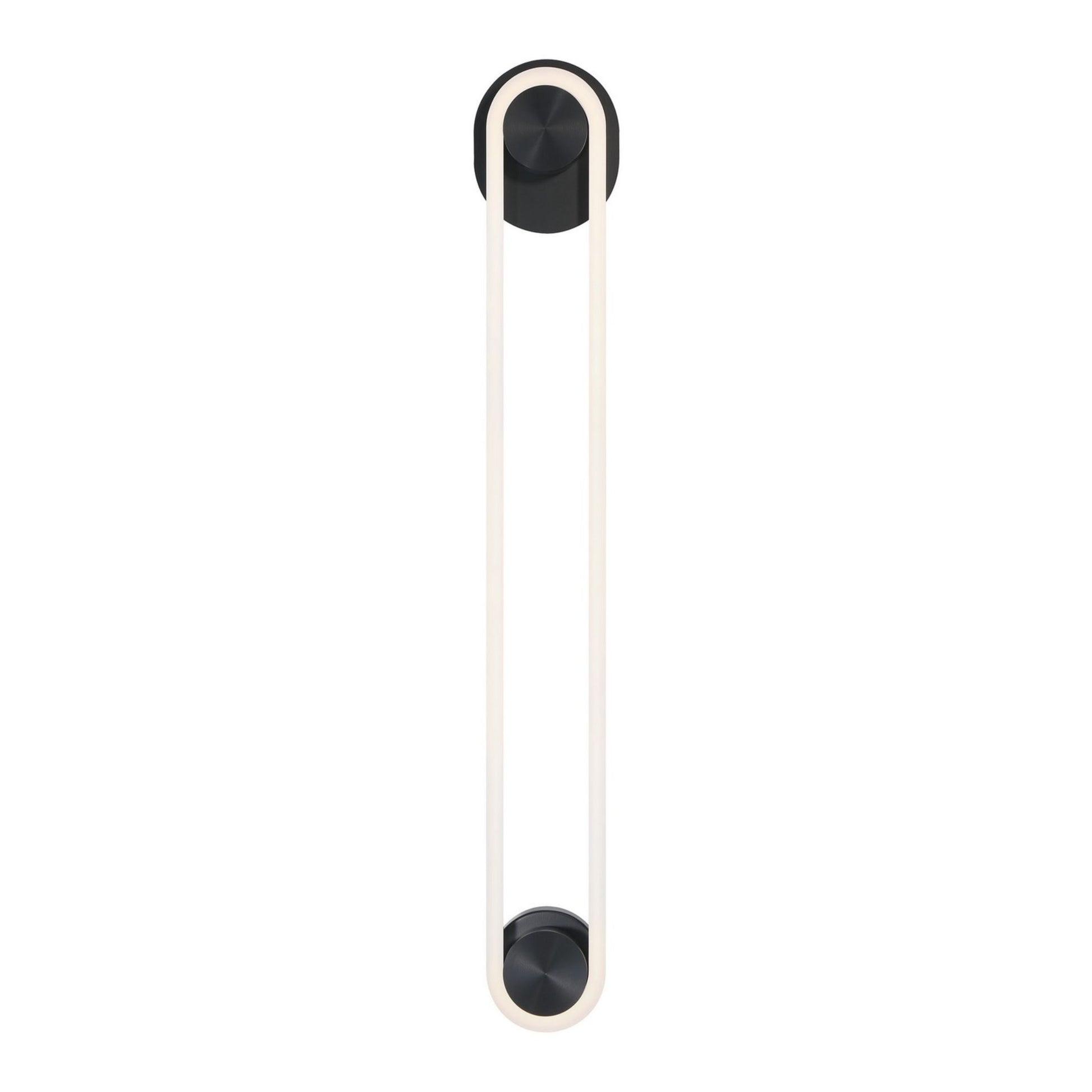 Swing 36" LED Outdoor Wall Sconce, Black Finish - Bees Lighting