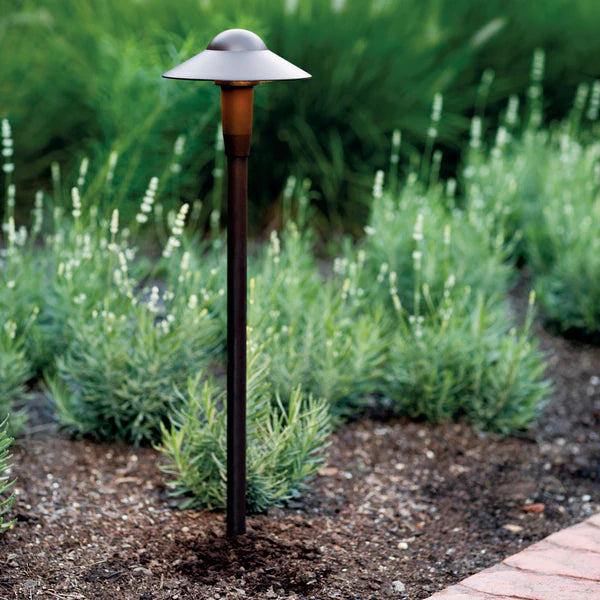 6" LED Integrated Path Light, 2700K, Textured Architectural Bronze - Bees Lighting