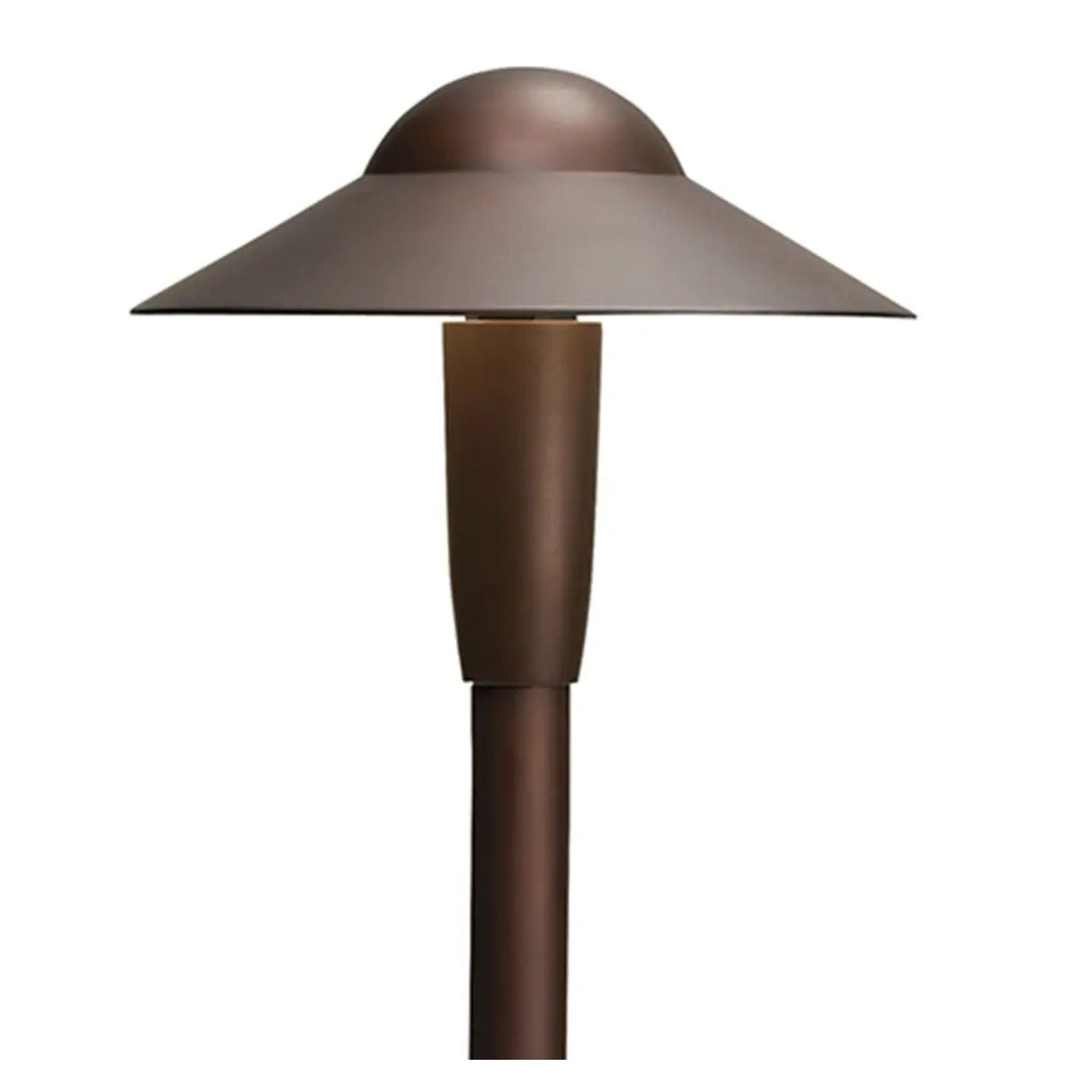 LED Integrated 6" Path Light, 2700K, Textured Architectural Bronze