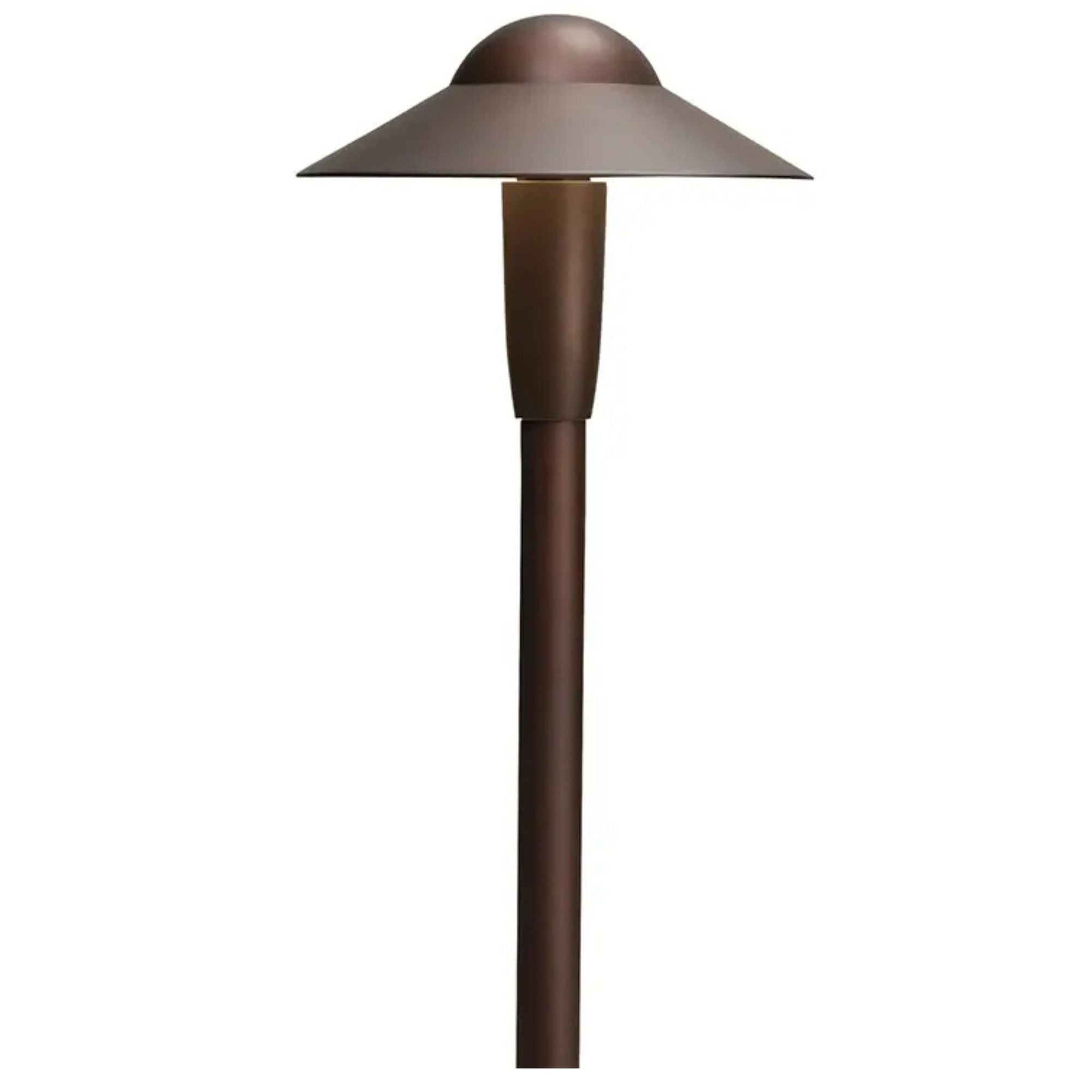 LED Integrated 6" Path Light, 2700K, Textured Architectural Bronze