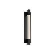 Heliograph 24" LED Outdoor Wall Sconce, Black Finish - Bees Lighting