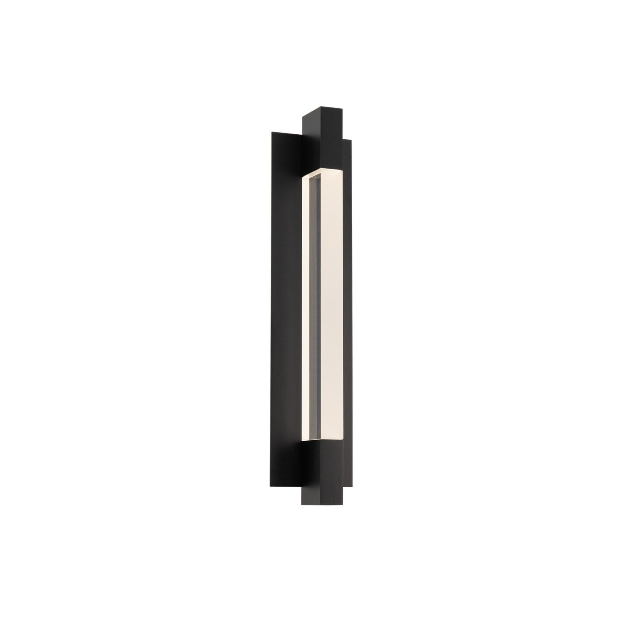 Heliograph 24" LED Outdoor Wall Sconce, Black Finish - Bees Lighting