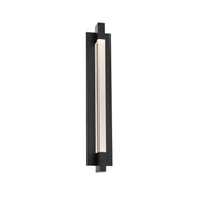 Heliograph 32" LED Outdoor Wall Sconce, Black Finish - Bees Lighting