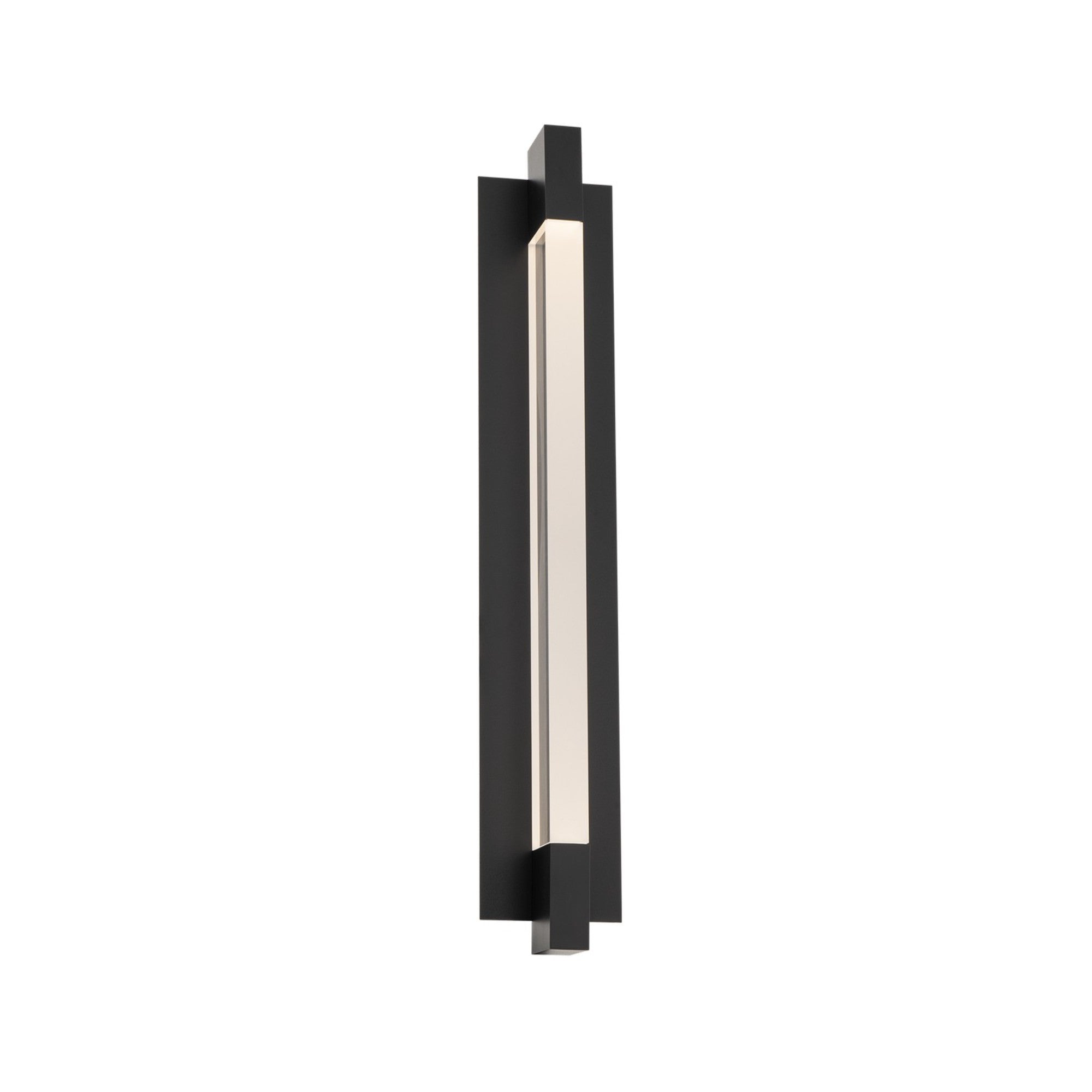 Heliograph 32" LED Outdoor Wall Sconce, Black Finish - Bees Lighting