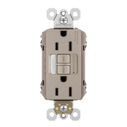radiant Tamper-Resistant 15A Self-Test GFCI Receptacles with SafeLock Protection and Night Light - Bees Lighting