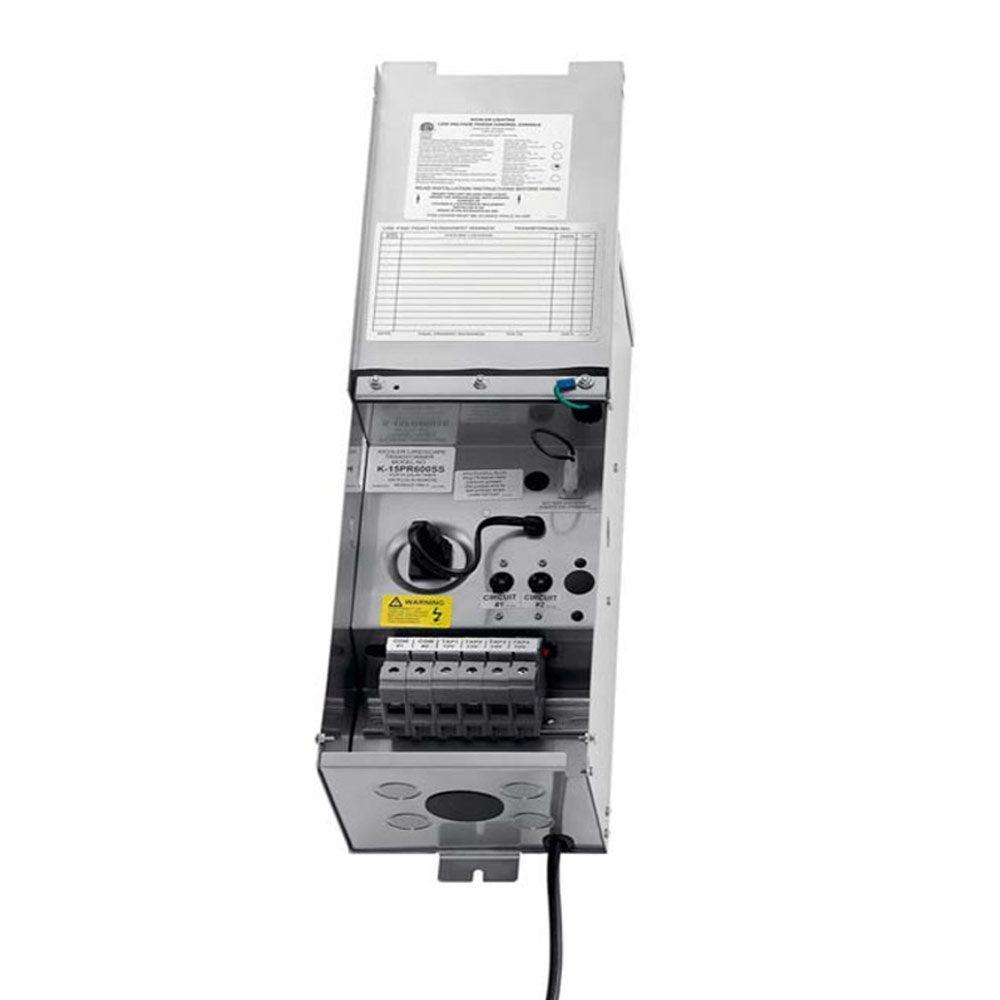 12V AC Landscape Transformer Multi Tap 600W Stainless Steel - Bees Lighting