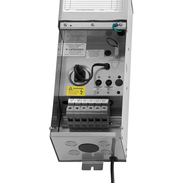 Landscape Transformer Multi Tap 600W Stainless Steel