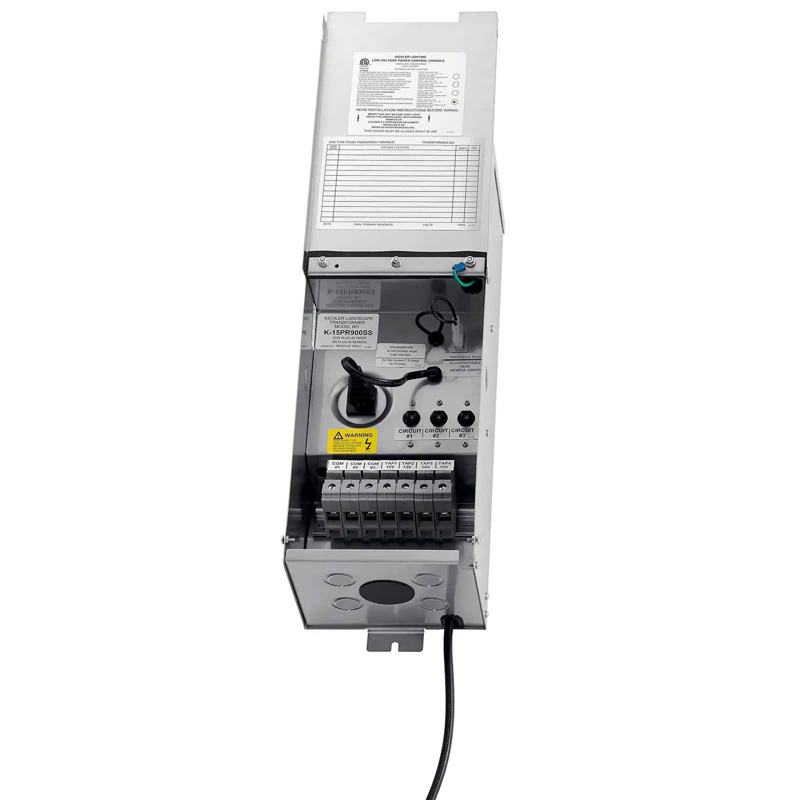 Landscape Transformer Multi Tap 900W Stainless Steel