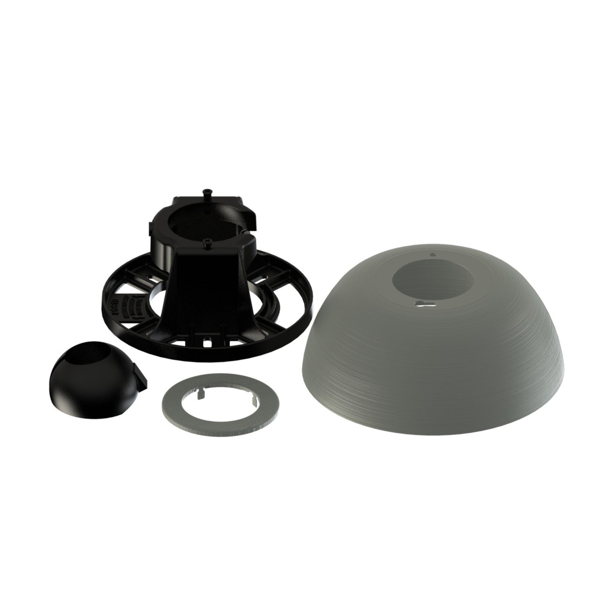 Fanimation Sloped Ceiling Kit, Damp Rated, Antique Graphite Finish